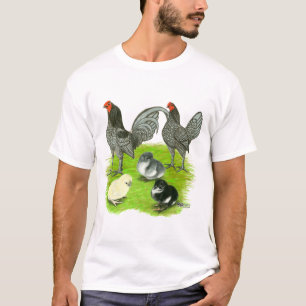 Oud Engelse Blauwe Game Familie T-shirt