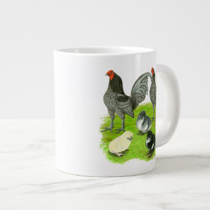 Oud-Engelse Blauwe Spelfamilie Grote Koffiekop