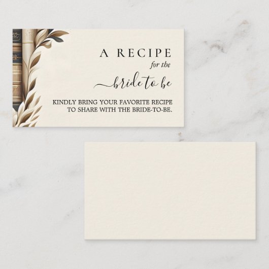 Oud-Engelse Retro Boekclub Cover Bruidsmeisjesfees Informatiekaartje (Voorkant / Achterkant)