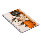 Oud-Engelse Schaapshond Herfst Notitieboek (Rechterzijde)