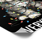 Oud-Engelse schaapshond Kerstmis Ik ben in orde Al Poster (Hoek)