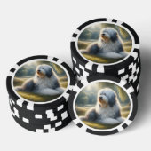 Oud-Engelse Schaapshond Poker Chips (Opstapeling)