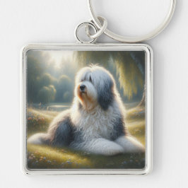 Oud-Engelse Schaapshond Sleutelhanger