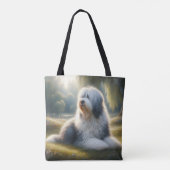 Oud-Engelse Schaapshond Tote Bag (Achterkant)