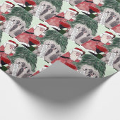 Oud Engelstalig cadeau van Sheepdog inpakpapier (Hoek)