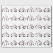 Oud Engelstalig cadeau van Sheepdog inpakpapier (Vlak)