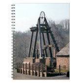 OUD ENGLAND PITHEAD-WINDWIEL NOTITIEBOEK (Voorkant)