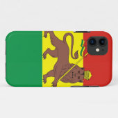 Oud-Ethiopische vlag bij Lion Judah Case-Mate iPhone Case (Achterkant (horizontaal))