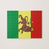 Oud-Ethiopische vlag bij Lion Judah Legpuzzel (Horizontaal)