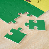 Oud-Ethiopische vlag bij Lion Judah Legpuzzel (Zijkant)