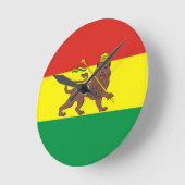 Oud-Ethiopische vlag bij Lion Judah Ronde Klok (Hoek)