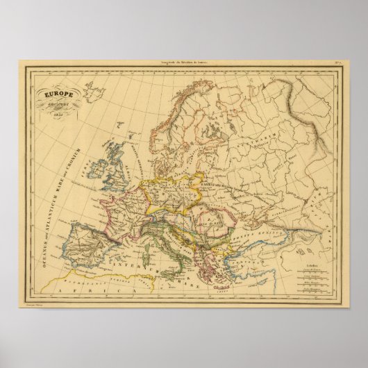 Oud Europa Poster (Voorkant)