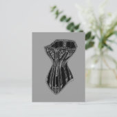 Oud fashioned corset briefkaart (Staand voorkant)