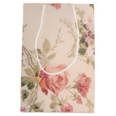 Oud-fashioned Floral Wallpaper Medium Cadeauzakje (Achterkant)
