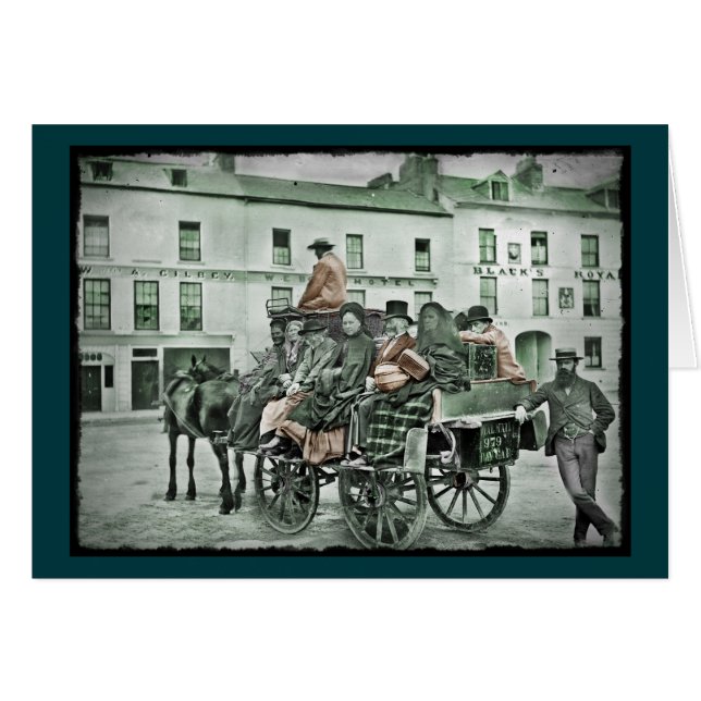 Oud-fashioned Mail Cart (Voorkant Horizontaal)