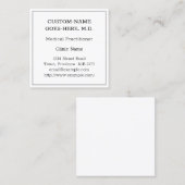 Oud Fashioned Medical Professional Visitekaartje (Voorkant / Achterkant)