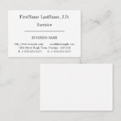 Oud Fashioned Professional Visitekaartje (Voorkant / Achterkant)