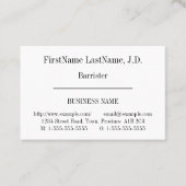 Oud Fashioned Professional Visitekaartje (Voorkant)