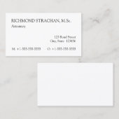 Oud Fashioned Professional Visitekaartje (Voorkant / Achterkant)