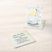  oud-fashioned Western thema Wedding Kartonnen Onderzetters (Insitu)