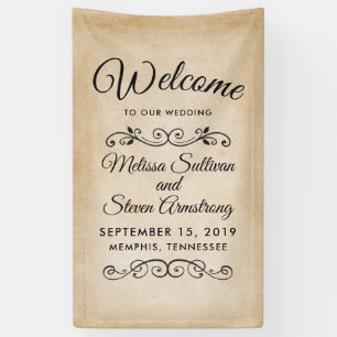  oud-fashioned Western thema Wedding Spandoek