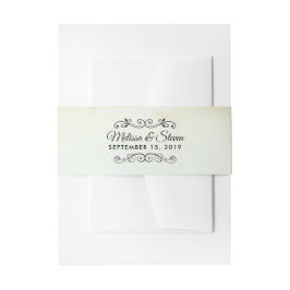  oud-fashioned Western thema Wedding Uitnodigingen Wikkel