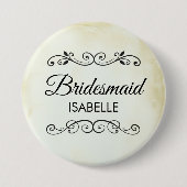  Oud-Fashioned Western Wedding Bridesmaid Ronde Button 7,6 Cm (Voorkant)