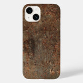 Oud Faux leer Case-Mate iPhone Case (Achterkant)