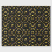 oud filigreeverpakkingspapier cadeaupapier (Vlak)