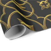 oud filigreeverpakkingspapier cadeaupapier (Rol Hoek)