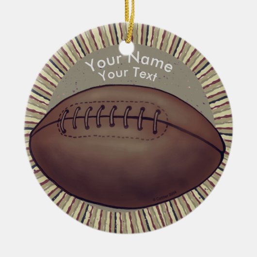 Oud Football ornament (Voorkant)