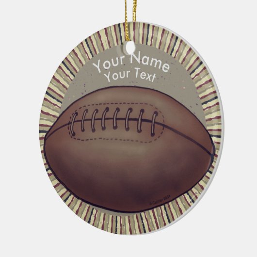 Oud Football ornament (Links)