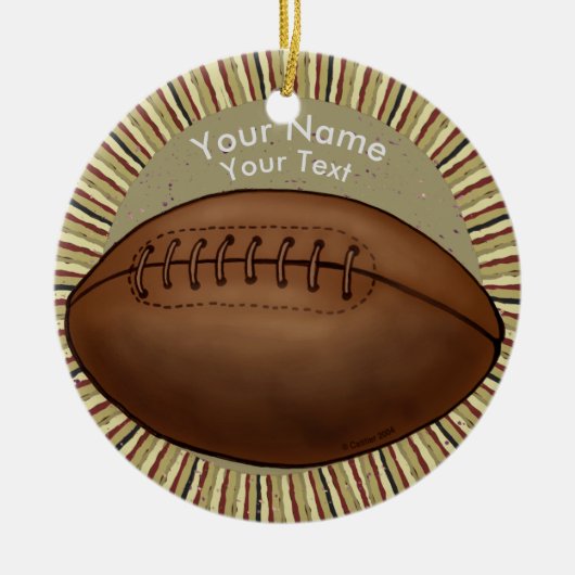 Oud Football ornament (Voorkant)