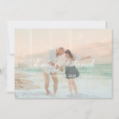 /oud foto-effect jubileumpaar aankondiging (Voorkant)