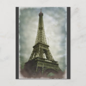 Oud fotoeffect Eiffel Tower Paris Briefkaart (Voorkant)