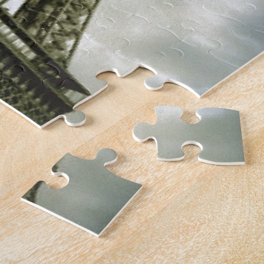 Oud fotoeffect Eiffel Tower Paris Legpuzzel (Zijkant)