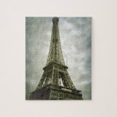 Oud fotoeffect Eiffel Tower Paris Legpuzzel (Verticaal)