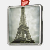 Oud fotoeffect Eiffel Tower Paris Metalen Ornament (Links)