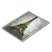 Oud fotoeffect Eiffel Tower Paris Notitieboek (Linkerzijde)