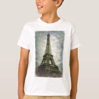 Oud fotoeffect Eiffel Tower Paris