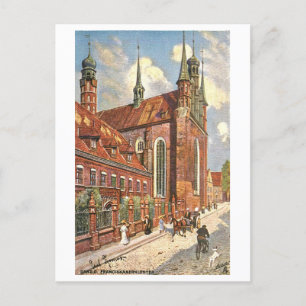 Oud franciscaner klooster in Danzig/Gdansk Briefkaart