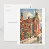 Oud franciscaner klooster in Danzig/Gdansk Briefkaart (Voorkant / Achterkant)
