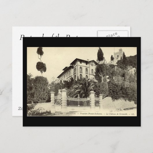 Oud Frans Briefkaart - Menton (Voorkant / Achterkant)