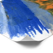 Oud Frans kwartbalcony New Orleans Poster (Hoek)