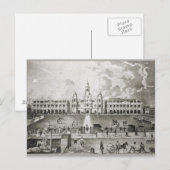 Oud Frans kwartkerkplein Briefkaart (Voorkant / Achterkant)