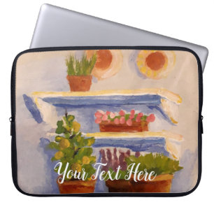 Oud-Frans land: zonnige buitenkant Laptop Sleeve