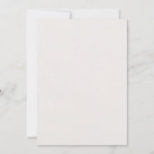 Oud Frans landelijk monogram trouw Save The Date (Achterkant)