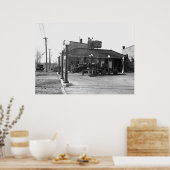 Oud gasstation: 1925 poster (Keuken)