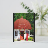 Oud gasstation briefkaart (Staand voorkant)