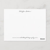 Oud gasstation briefkaart (Achterkant)